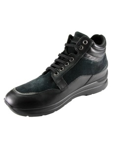 Sabatini S 7205 Nero Camoscio- Calzatura comoda ed elegante, vera pelle e plantare estraibile 2