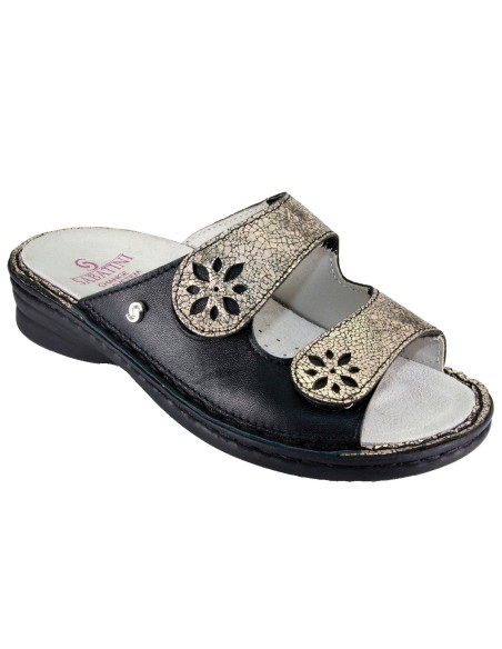 Sabatini S 57 R Oro Nero - Calzatura comoda, plantare estraibile - Vera pelle