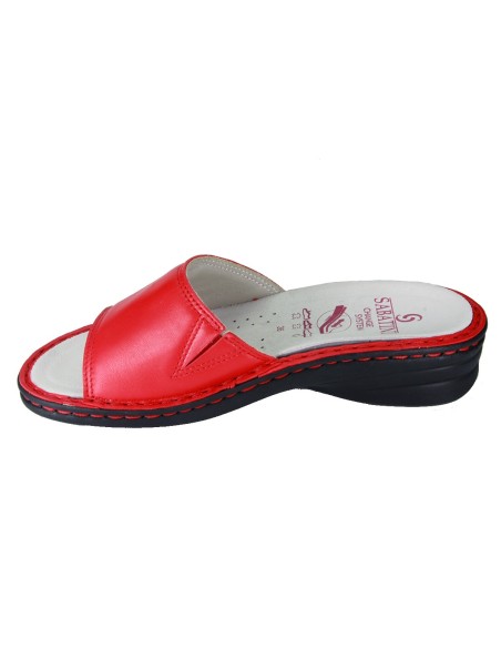 S 139 E Rosso Guantino - Novità 2019 - Calzatura comoda, plantare estraibile - Vera pelle