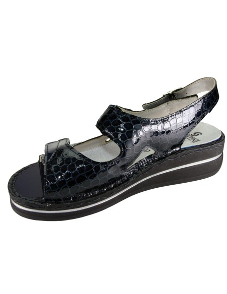 Sabatini S 555 Blu Dinosauro - Novità 2019 - Calzatura comoda, plantare estraibile - Vera pelle