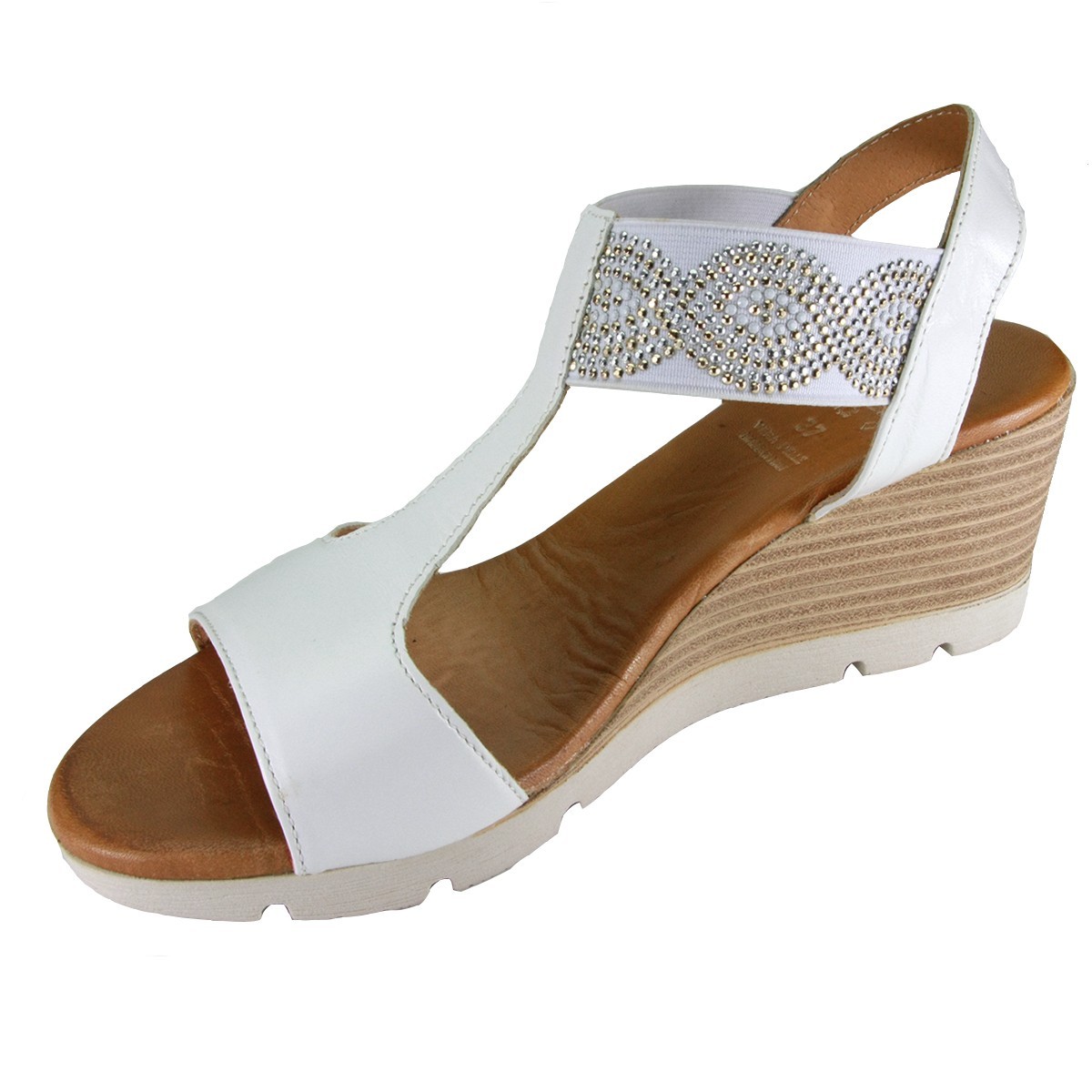 Sabatini S 7144 Bianco - Novità 2019 - Calzatura comoda, elastica e leggera