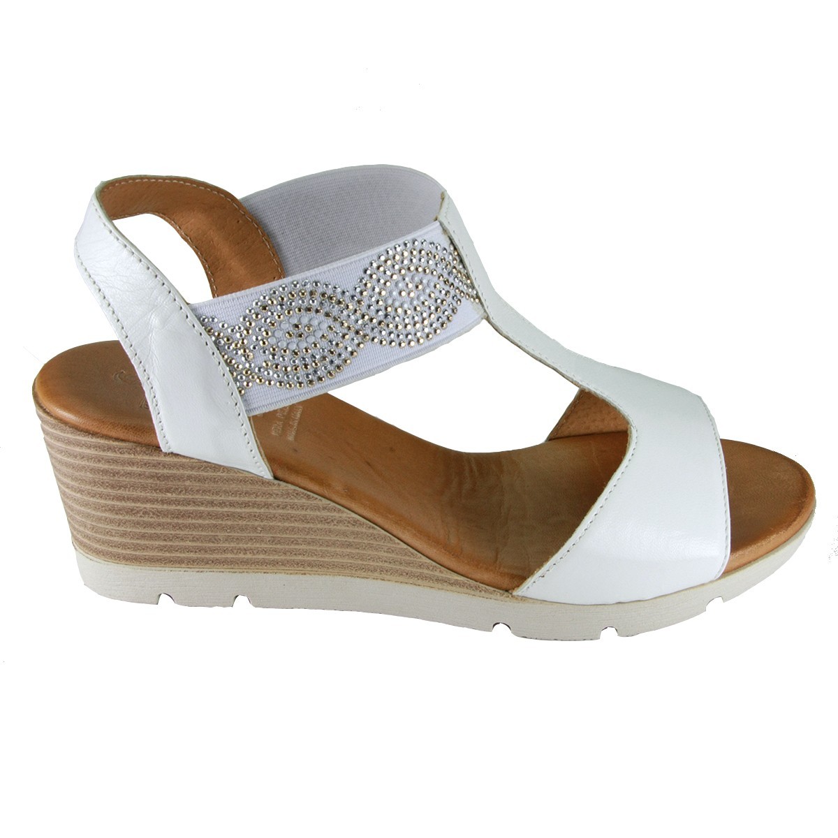 Sabatini S 7144 Bianco - Novità 2019 - Calzatura comoda, elastica e leggera