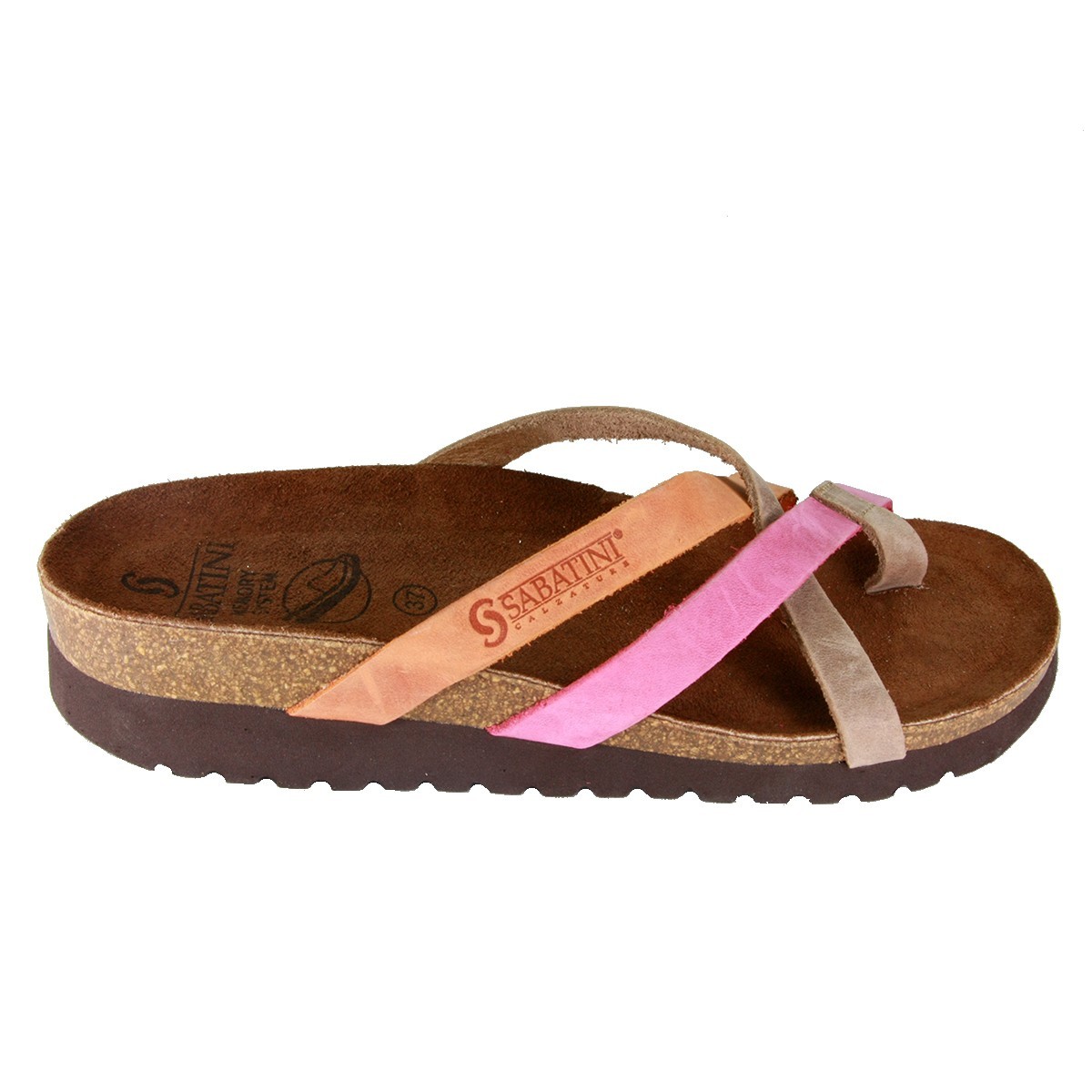 Sabatini 4101 Multicolor - Calzatura comoda e pratica - Vera pelle