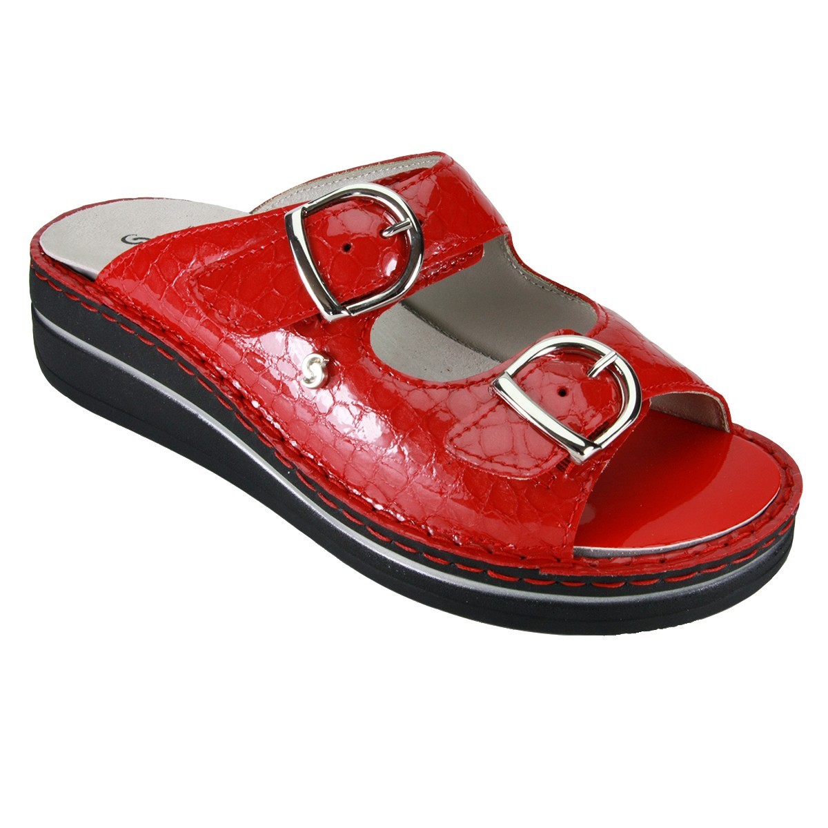 Sabatini S 550 Rosso Dinosauro - Novità 2019 - Calzatura comoda, plantare estraibile - Vera pelle