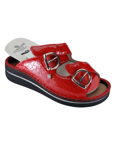 Sabatini S 550 Rosso Dinosauro - Novità 2019 - Calzatura comoda, plantare estraibile - Vera pelle