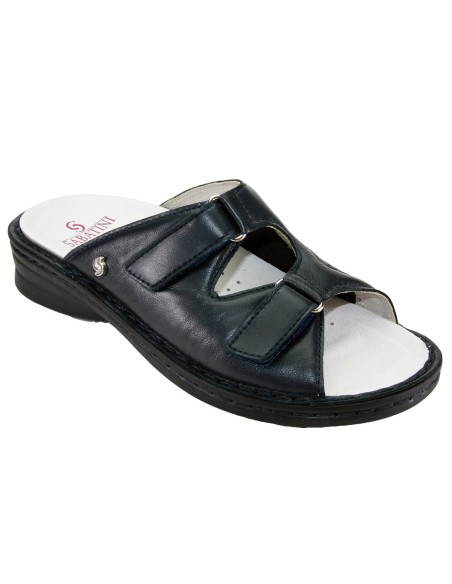 Sabatini S 916 Blu Nappa - Calzatura comoda, plantare estraibile - Vera pelle