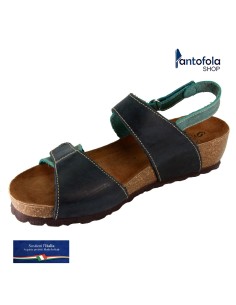 Sabatini 4006 Testa di Moro / Rosso - Sandalo comodo con doppio strappo- Vera pelle 2