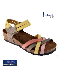 Sabatini 4008 Multicolor - Sandalo comodo - Vera pelle