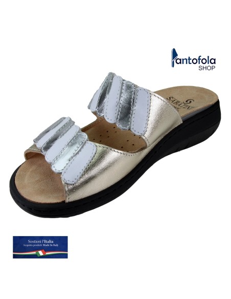 Sabatini S 916 Bianco Premiere - Calzatura comoda, plantare estraibile - Vera pelle