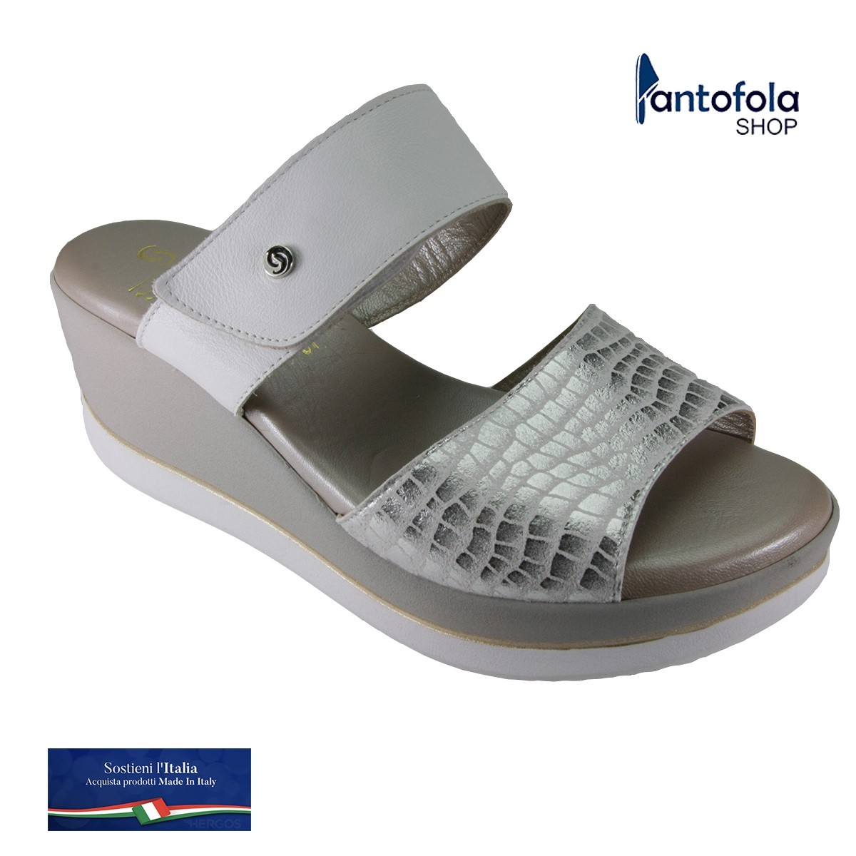 Sabatini 1580 Bianco Nappa - Calzatura elegante e comoda, appoggio plantare memory - Vera pelle