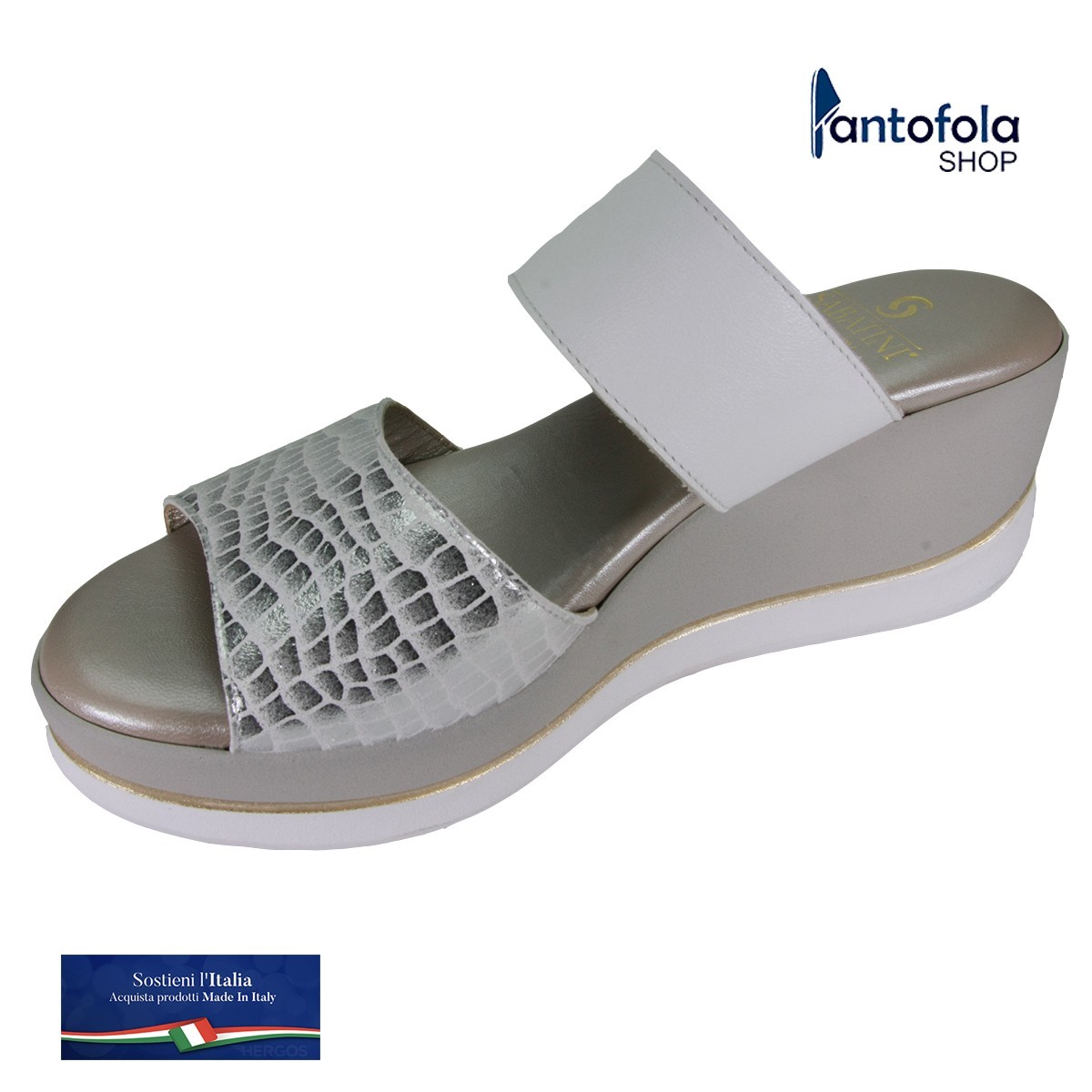Sabatini 1580 Bianco Nappa - Calzatura elegante e comoda, appoggio plantare memory - Vera pelle