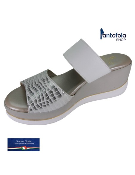 Sabatini 1580 Bianco Nappa - Calzatura elegante e comoda, appoggio plantare memory - Vera pelle