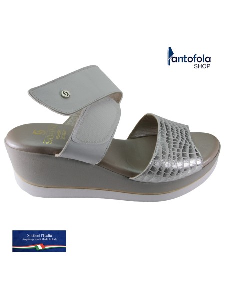 Sabatini 1580 Bianco Nappa - Calzatura elegante e comoda, appoggio plantare memory - Vera pelle