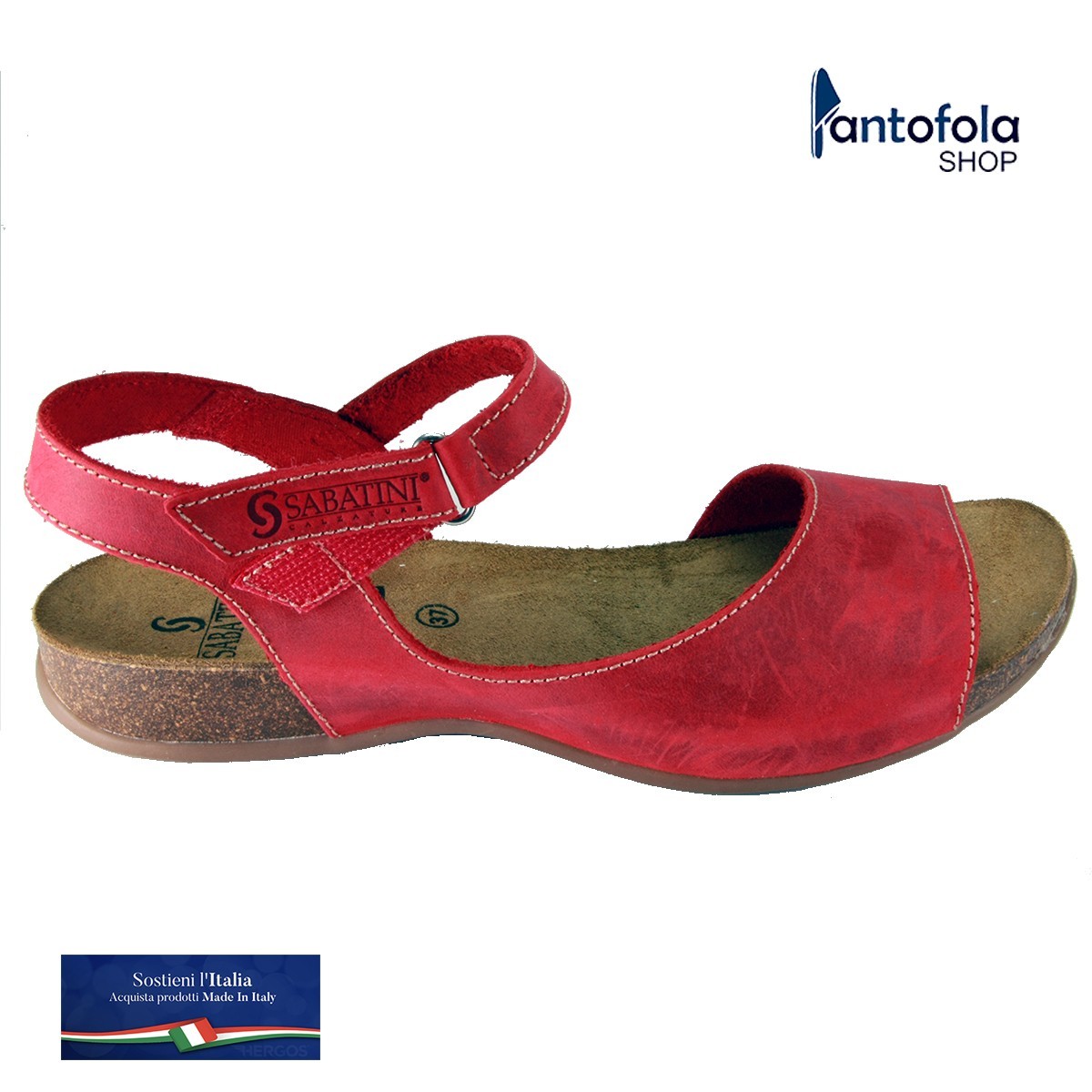 Sabatini 4008 Multicolor Giallo - Sandalo comodo - Vera pelle