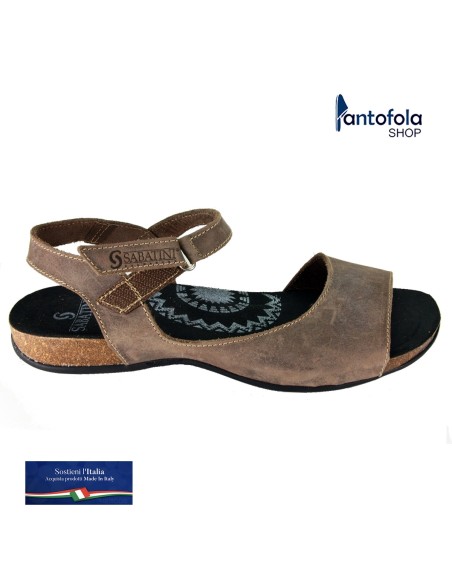 Sabatini 4600 Rosso - Sandalo comodo - Vera pelle - Memory System