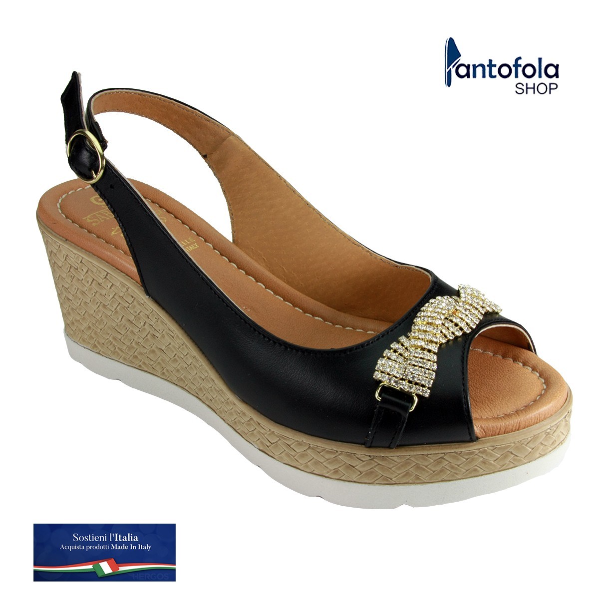 Sabatini S 7123 Nero - Calzatura elegante e comoda, appoggio plantare morbido - Vera pelle
