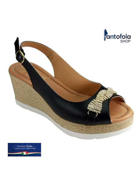 Sabatini S 7123 Nero - Calzatura elegante e comoda, appoggio plantare morbido - Vera pelle