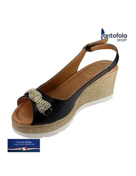 Sabatini S 7123 Nero - Calzatura elegante e comoda, appoggio plantare morbido - Vera pelle