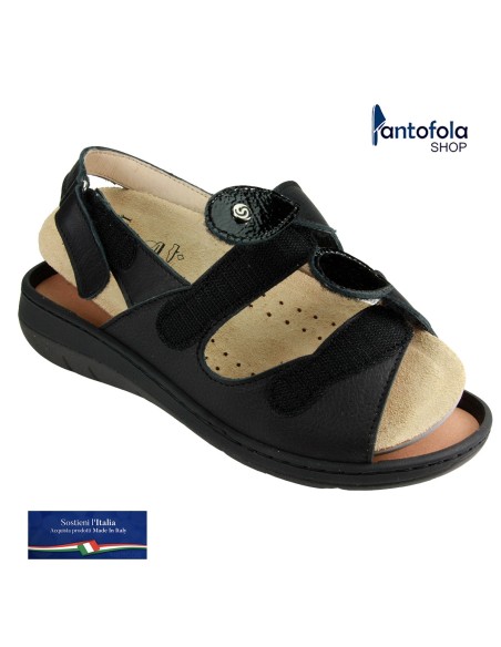 Sabatini S 1504 Nero - Calzatura pratica e comoda, plantare estraibile - Vera pelle