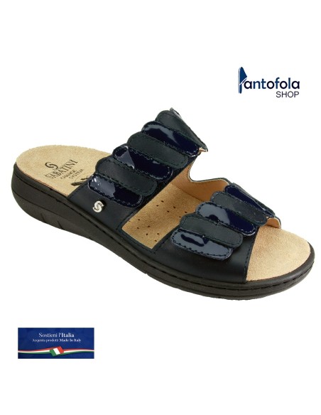 Sabatini S 1501 Blu - Calzatura comoda, plantare estraibile - Vera pelle
