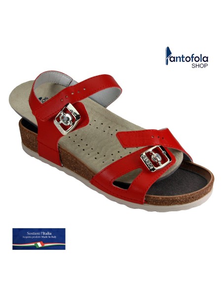 Hergos H 092 Multicolor Laminato - Calzatura pratica e comoda, plantare estraibile - Vera pelle