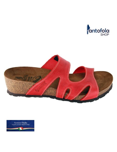 Sabatini 4000 Rosso  Carzy- Calzatura comoda e pratica - Vera pelle
