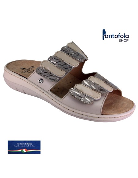 Sabatini S 1501 Tortora - Calzatura comoda, plantare estraibile - Vera pelle