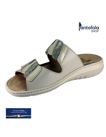 Sabatini S 1501 Tortora - Calzatura comoda, plantare estraibile - Vera pelle