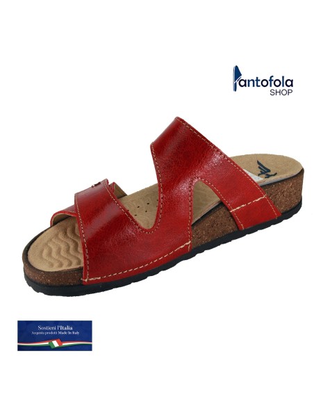 Hergos H 095 Rosso Dakar - Calzatura giovane e comoda, plantare estraibile