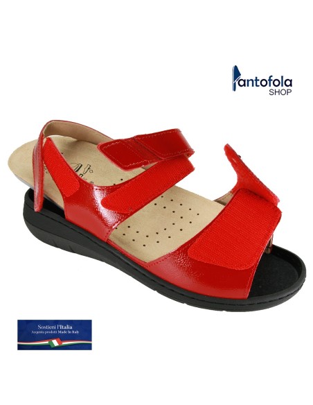 Sabatini S 1506 Rosso - Calzatura pratica e comoda, plantare estraibile - Vera pelle