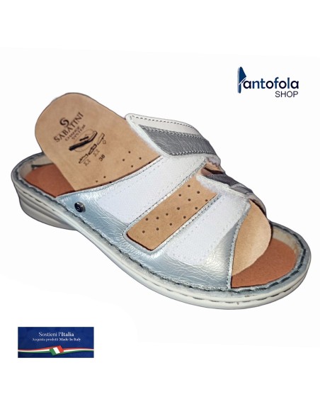 Sabatini S 110 Beige - Calzatura comoda, plantare estraibile - Vera pelle
