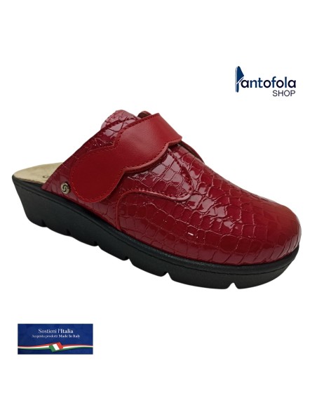 Sabatini S 2500 Naplack  Blu - Calzatura sabot comoda invernale e mezza stagione, vera pelle