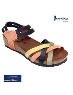 Sabatini 4008 Multicolor 1- Sandalo comodo - Vera pelle