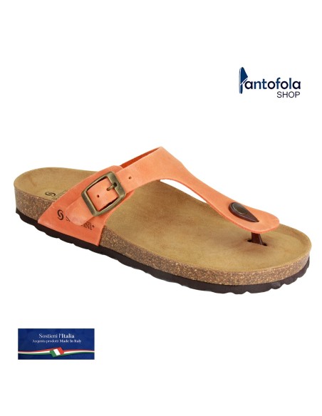 Sabatini S 6100 Arancio Crazy- Calzatura comoda e pratica - Vera pelle