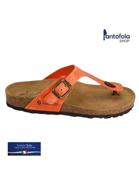 Sabatini S 6100 Arancio Crazy- Calzatura comoda e pratica - Vera pelle