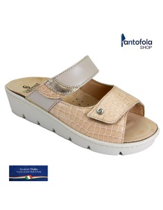 S 1070 Beige Nairobi - Calzatura comoda, plantare estraibile - Vera pelle