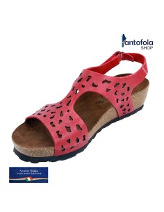 Sabatini 4018 Rosso Crazy - Sandalo comodo - Vera pelle 2