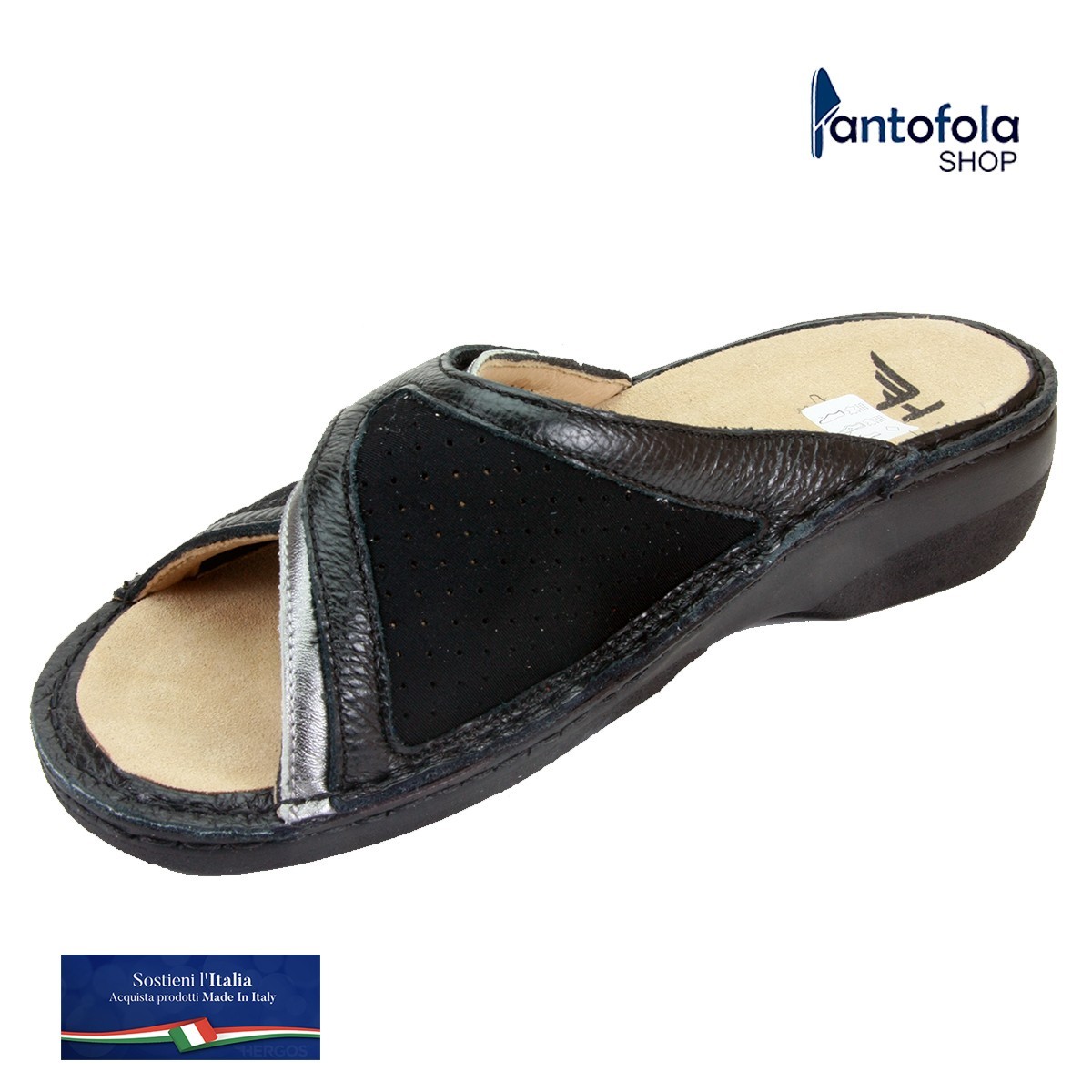 H 1913 Nero Forbielast - OFFERTA ULTIMO NUMERO - Calzatura specifica per alluce valgo, plantare estraibile - Vera pelle