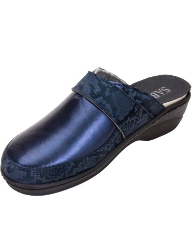 S 1300 Blu - Sabot con morbida tomaia