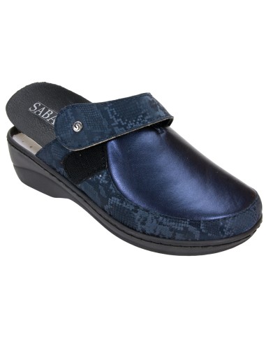 S 1300 Blu - Sabot con morbida tomaia