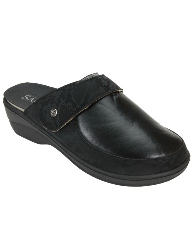 S 1300 Nero - Sabot con morbida tomaia