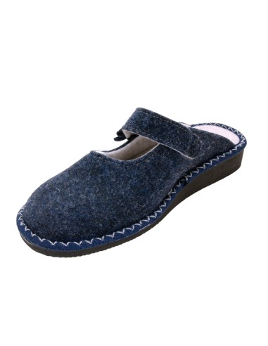 220  Blu - Sabot in lana