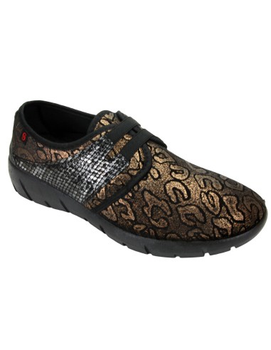 S 4221 Nero elast - Calzatura ultra comfort, tomaia modellabile