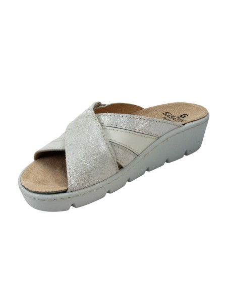 Sabatini S 1057 Panna Galaxy Brina - Calzatura comoda, plantare estraibile - Vera pelle
