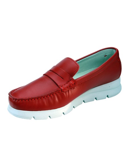 Sabatini S 3110 Rosso Vitello - Novità 2025 - Calzatura comoda e leggera - Vera Pelle