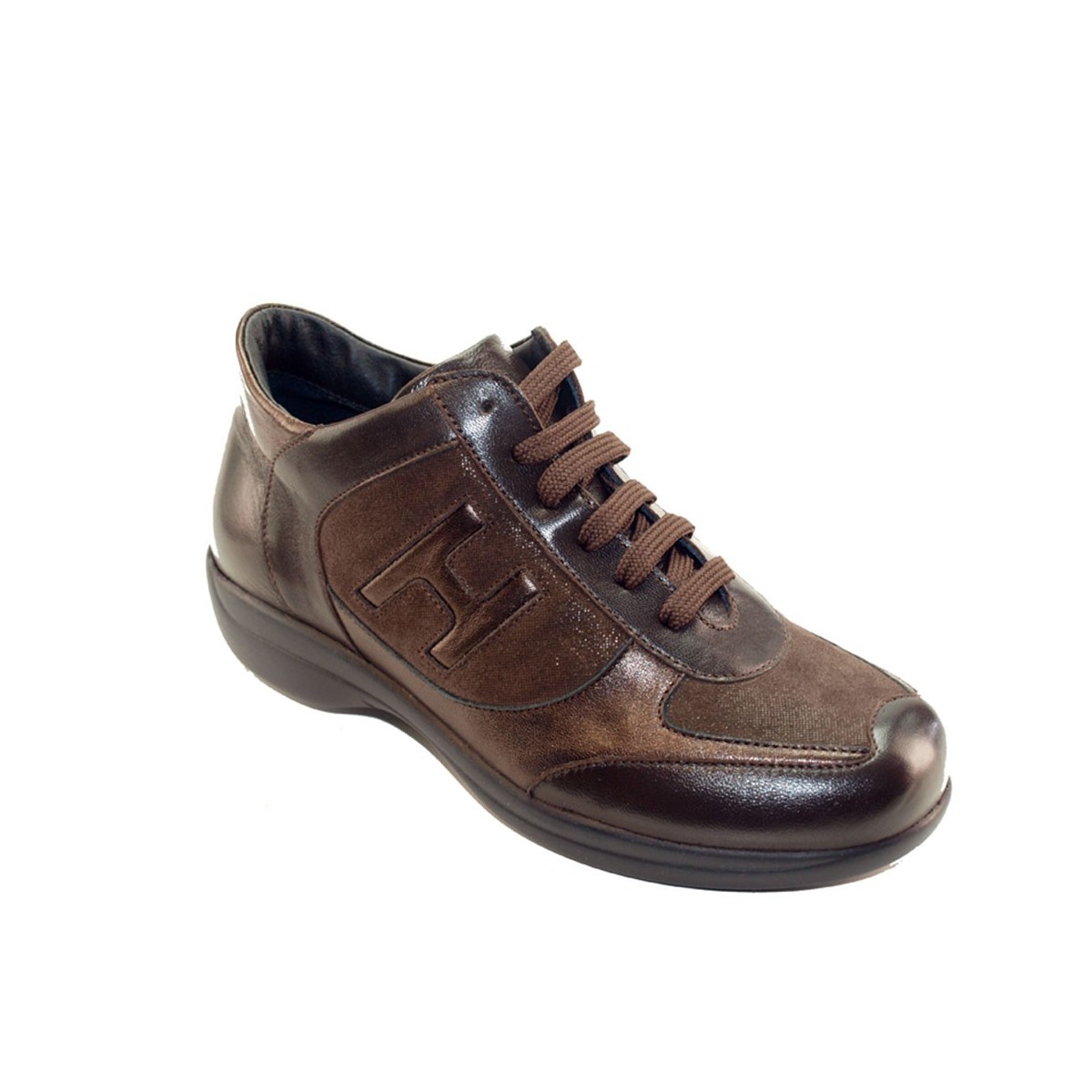 H 9101 Grigio - Scarpa comoda ed elegante, vera pelle