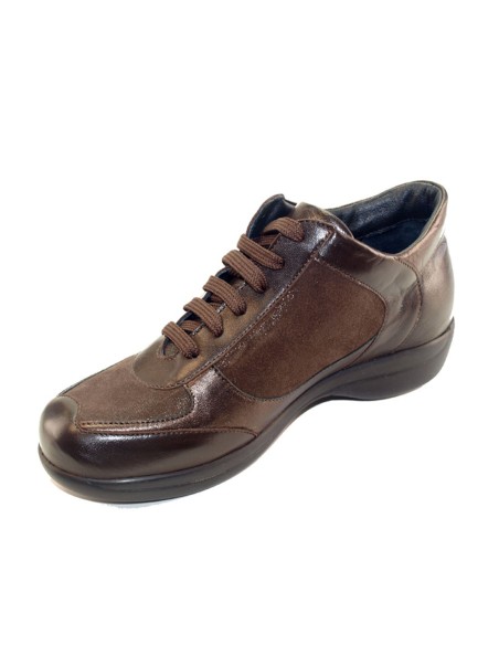 H 9101 Grigio - Scarpa comoda ed elegante, vera pelle
