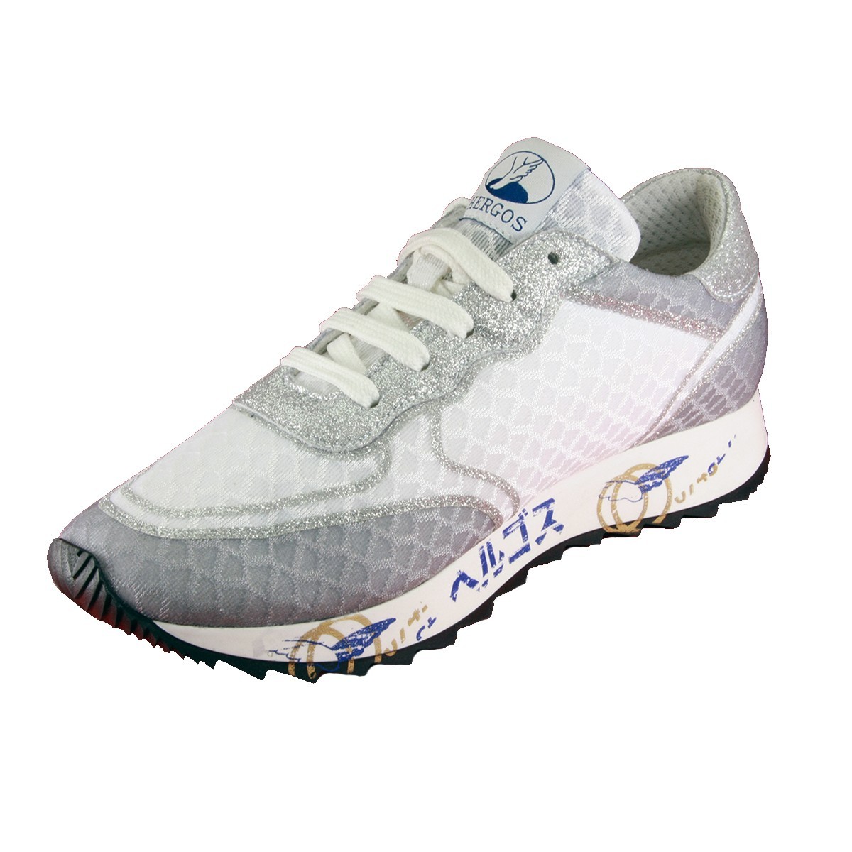Hergos H 9170 Grigio - Bianco - Scarpa comoda ed elegante