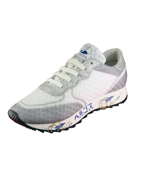 Hergos H 9170 Grigio - Bianco - Scarpa comoda ed elegante