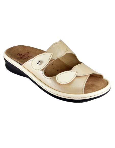 Sabatini S 908 Beige Premiere - Calzatura comoda, plantare estraibile - Vera pelle